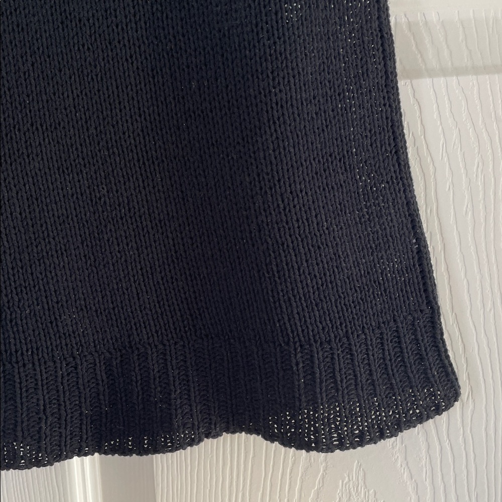 DKNY Black Knit Turtleneck Sleeveless Lightweight Tank Top Women's S - Picture 5 of 7